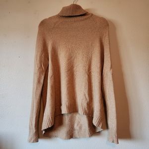 J. Crew Tan Wool Alpaca Blend Turtleneck Sweater Tan Size M